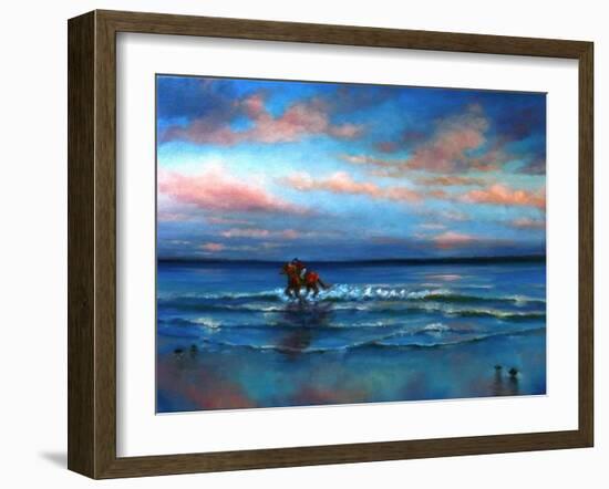 Wave Racing 2013-Lee Campbell-Framed Giclee Print