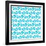 Wave Seamless Pattern-Devi108-Framed Art Print