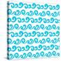 Wave Seamless Pattern-Devi108-Stretched Canvas
