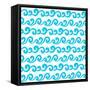 Wave Seamless Pattern-Devi108-Framed Stretched Canvas