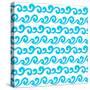 Wave Seamless Pattern-Devi108-Stretched Canvas