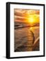 Wave to Sunset-Mary Lou Johnson-Framed Giclee Print