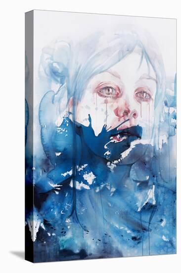 Wave Upon Wave, The Sea Brought Me Here-Agnes Cecile-Stretched Canvas