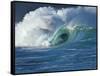 Wave, Waimea, North Shore, Hawaii-Douglas Peebles-Framed Stretched Canvas