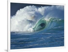 Wave, Waimea, North Shore, Hawaii-Douglas Peebles-Framed Photographic Print