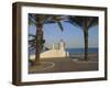 Wave Wall Promenade, Fort Lauderdale, Florida, USA-Fraser Hall-Framed Photographic Print