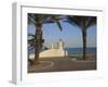 Wave Wall Promenade, Fort Lauderdale, Florida, USA-Fraser Hall-Framed Photographic Print