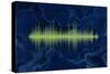 Waveform On The Sea Themed Background-Swill Klitch-Stretched Canvas