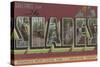 Waveland, Indiana - The Shades-Lantern Press-Stretched Canvas
