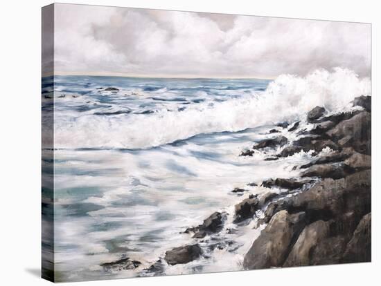 Wavering Sea-Rikki Drotar-Stretched Canvas