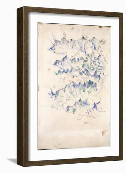 Waves, 1912-Egon Schiele-Framed Giclee Print