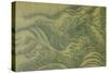 Waves, Album Leaf, Ink on Silk, 13th Century-null-Stretched Canvas