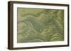 Waves, Album Leaf, Ink on Silk, 13th Century-null-Framed Giclee Print