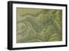 Waves, Album Leaf, Ink on Silk, 13th Century-null-Framed Giclee Print