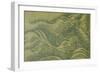 Waves, Album Leaf, Ink on Silk, 13th Century-null-Framed Giclee Print