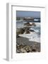 Waves Along Monterey Peninsula, California Coast, Vertical Image-Sheila Haddad-Framed Photographic Print