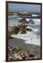 Waves Along Monterey Peninsula, California Coast, Vertical Image-Sheila Haddad-Framed Photographic Print