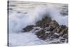 Waves Along the Coast, Montana de Oro SP, Los Osos, California-Rob Sheppard-Stretched Canvas