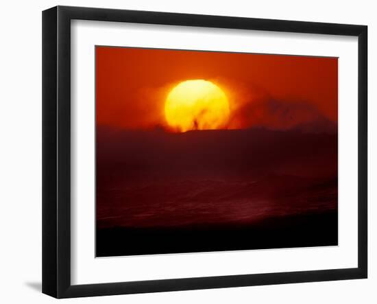 Waves and Sun, Cannon Beach, Oregon, USA-Art Wolfe-Framed Premium Photographic Print