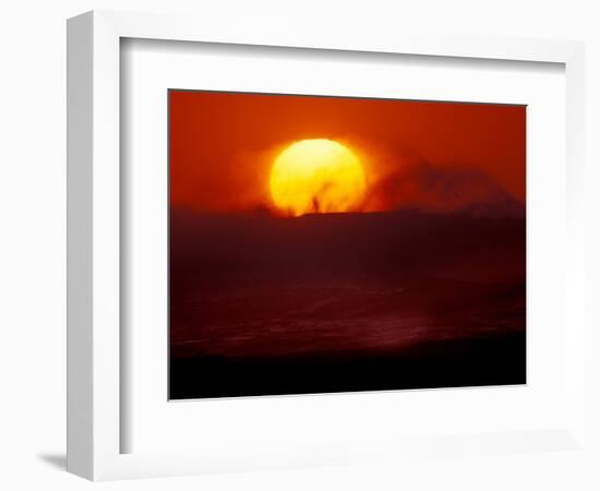Waves and Sun, Cannon Beach, Oregon, USA-Art Wolfe-Framed Photographic Print