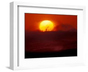 Waves and Sun, Cannon Beach, Oregon, USA-Art Wolfe-Framed Photographic Print