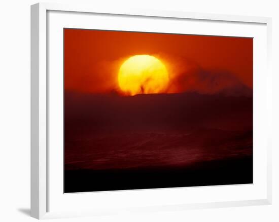 Waves and Sun, Cannon Beach, Oregon, USA-Art Wolfe-Framed Photographic Print