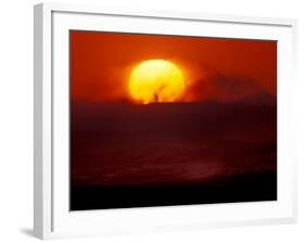 Waves and Sun, Cannon Beach, Oregon, USA-Art Wolfe-Framed Photographic Print