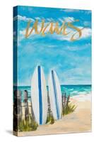 Waves and Surf-Julie DeRice-Stretched Canvas