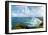 Waves as far as the eye can see along the coast of Byron Bay, New South Wales, Australia, Pacific-Logan Brown-Framed Photographic Print