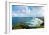 Waves as far as the eye can see along the coast of Byron Bay, New South Wales, Australia, Pacific-Logan Brown-Framed Photographic Print
