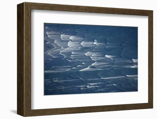 Waves at the Avon and Heathcote Rivers, Christchurch, New Zealand.-David Wall-Framed Photographic Print