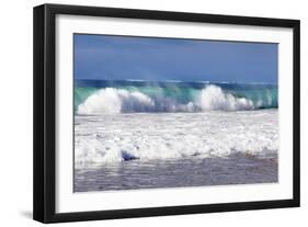 Waves at the Beach, Playa Del Castillo, El Cotillo-Markus Lange-Framed Photographic Print