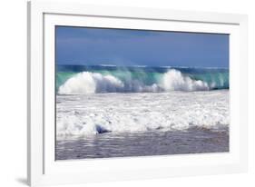 Waves at the Beach, Playa Del Castillo, El Cotillo-Markus Lange-Framed Photographic Print