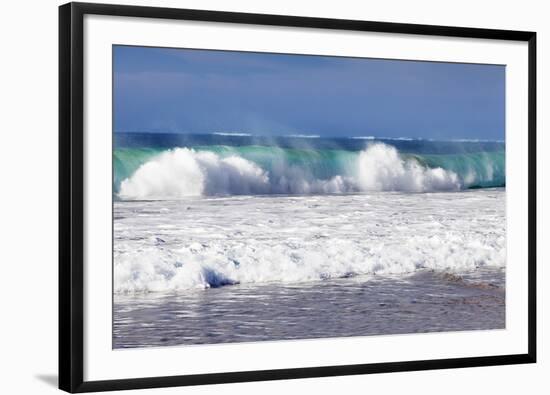 Waves at the Beach, Playa Del Castillo, El Cotillo-Markus Lange-Framed Photographic Print