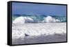 Waves at the Beach, Playa Del Castillo, El Cotillo-Markus Lange-Framed Stretched Canvas