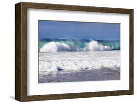 Waves at the Beach, Playa Del Castillo, El Cotillo-Markus Lange-Framed Photographic Print