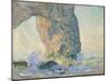 Waves at the Manneporte, circa 1885 (oil on canvas)-Claude Monet-Mounted Giclee Print