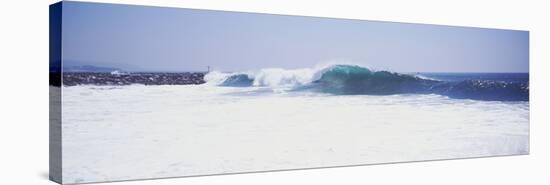 Waves at the Wedge, Newport Beach, Orange County, California, USA-null-Stretched Canvas