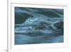 Waves Beating On Log-Anthony Paladino-Framed Giclee Print