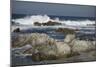 Waves, Blue Water and Rocks Along Monterey Peninsula, California Coast-Sheila Haddad-Mounted Photographic Print