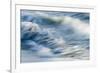 Waves, blurred movement, Sanibel Island, Florida-Fritz Polking-Framed Photographic Print