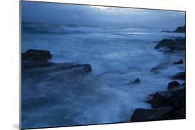 Waves braking on the coast, Coral Sea, Surfers Paradise, Queensland, Australia-Panoramic Images-Mounted Photographic Print