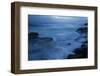 Waves braking on the coast, Coral Sea, Surfers Paradise, Queensland, Australia-Panoramic Images-Framed Photographic Print