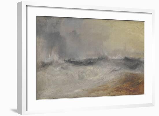 Waves Breaking Against the Wind-JMW Turner-Framed Giclee Print