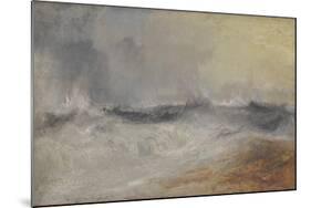 Waves Breaking Against the Wind-JMW Turner-Mounted Giclee Print