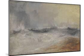 Waves Breaking Against the Wind-JMW Turner-Mounted Giclee Print