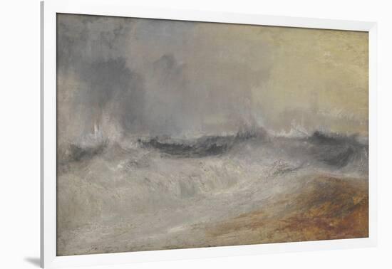 Waves Breaking Against the Wind-JMW Turner-Framed Giclee Print