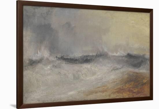 Waves Breaking Against the Wind-JMW Turner-Framed Giclee Print