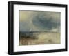 Waves Breaking on a Shore-J. M. W. Turner-Framed Giclee Print