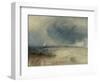 Waves Breaking on a Shore-J. M. W. Turner-Framed Giclee Print